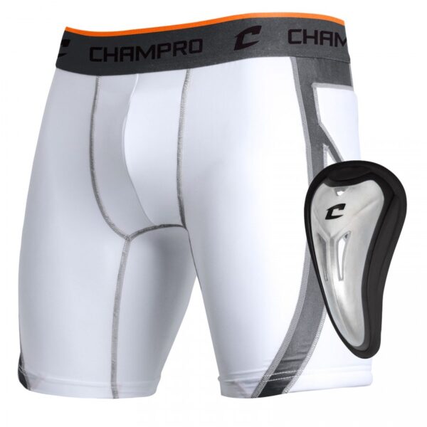 CHAMPRO ADULT SLIDING SHORT W/CUP