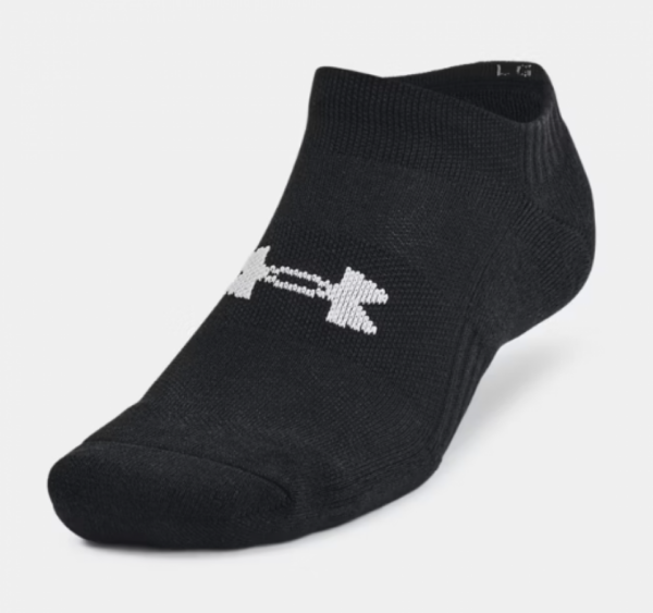 UNDER AMOUR UNISEX NO SHOW SOCKS - 6 PACK