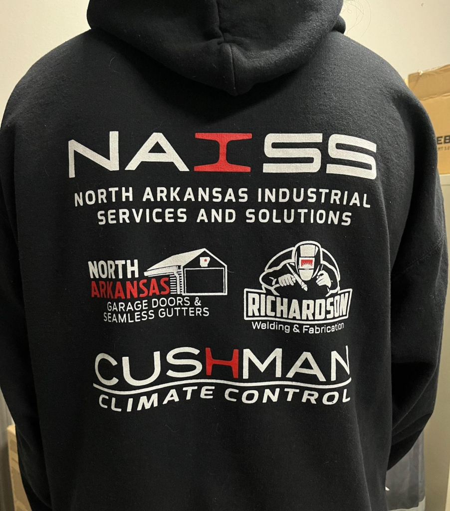 custom sweatshirts in arkansas, batesville, searcy