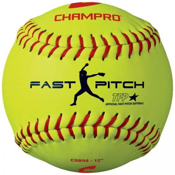 CHAMPRO 12" LEATHER SOFTBALL