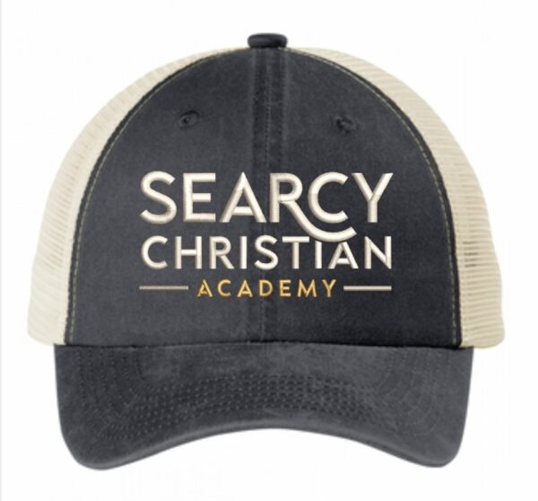 SEARCY CHRISTIAN ACADEMY MESH BACK CAP - D2