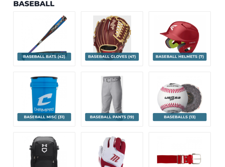 Arkansas’ #1 Store for Baseball Equipment & Accessories